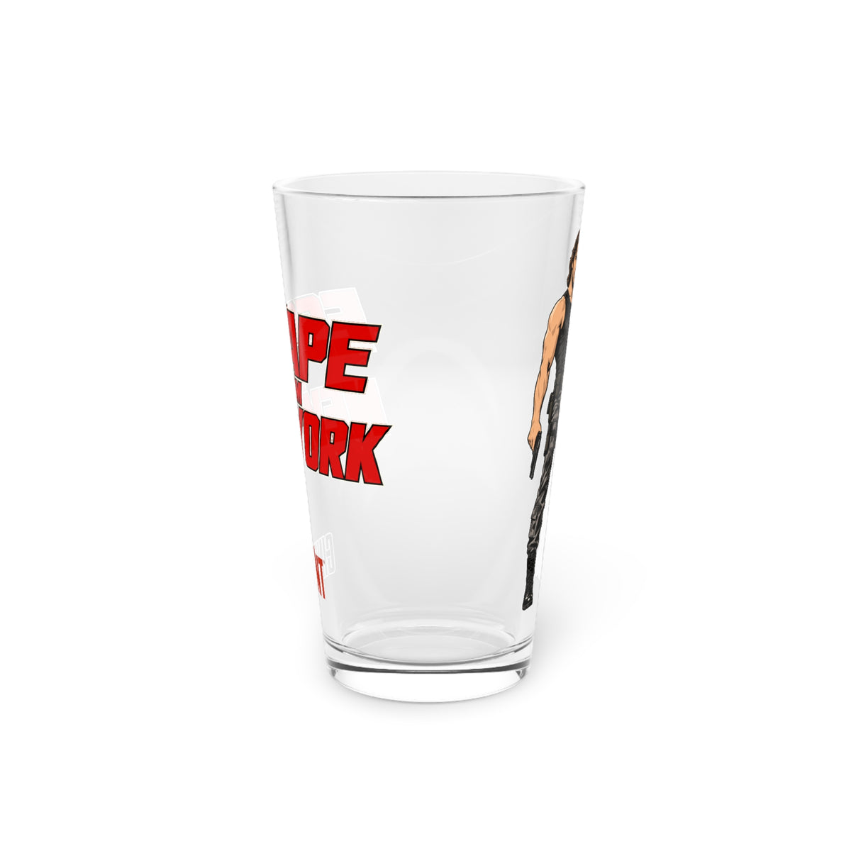 Escape from New York CinePint Pint Glass | Snake Plissken