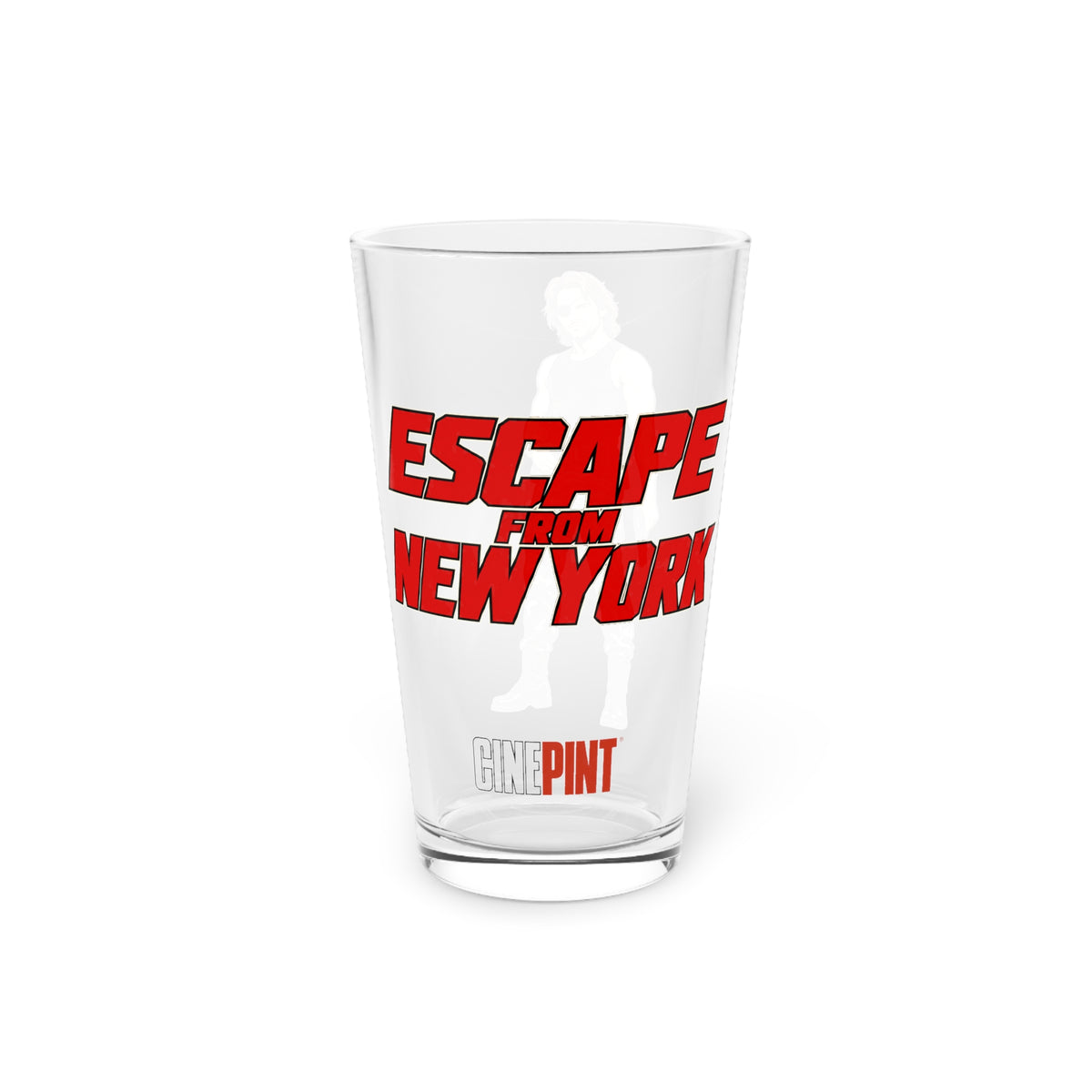 Escape from New York CinePint Pint Glass | Snake Plissken