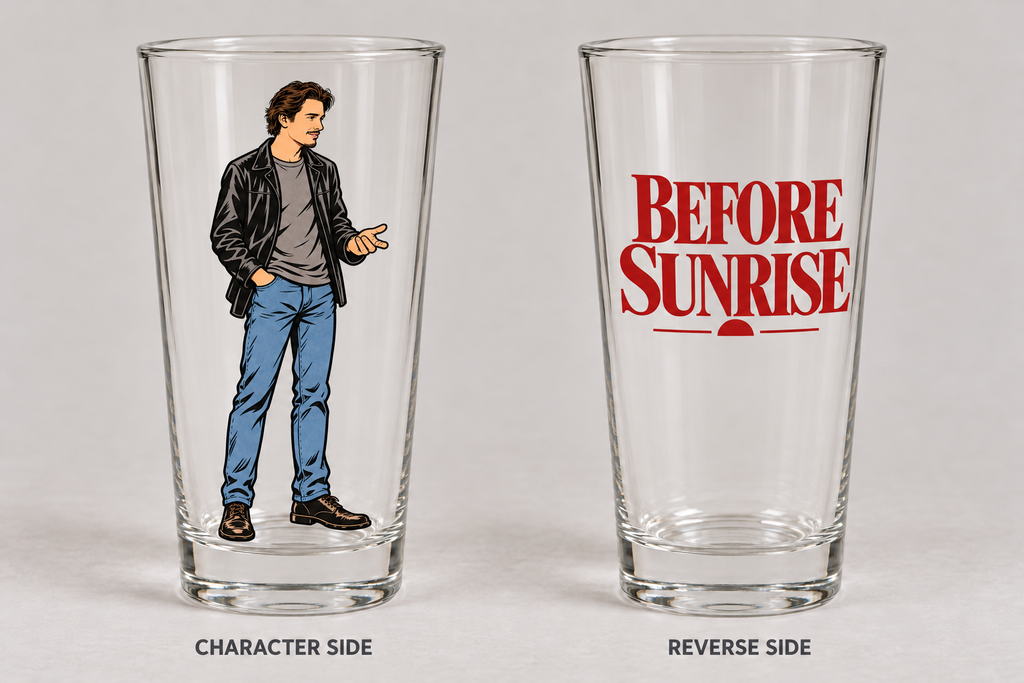 Before Sunrise CinePint Pint Glass | Jesse