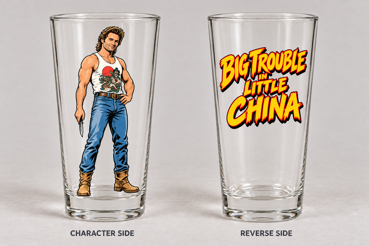 Big Trouble in Little China CinePint Pint Glass | Jack Burton