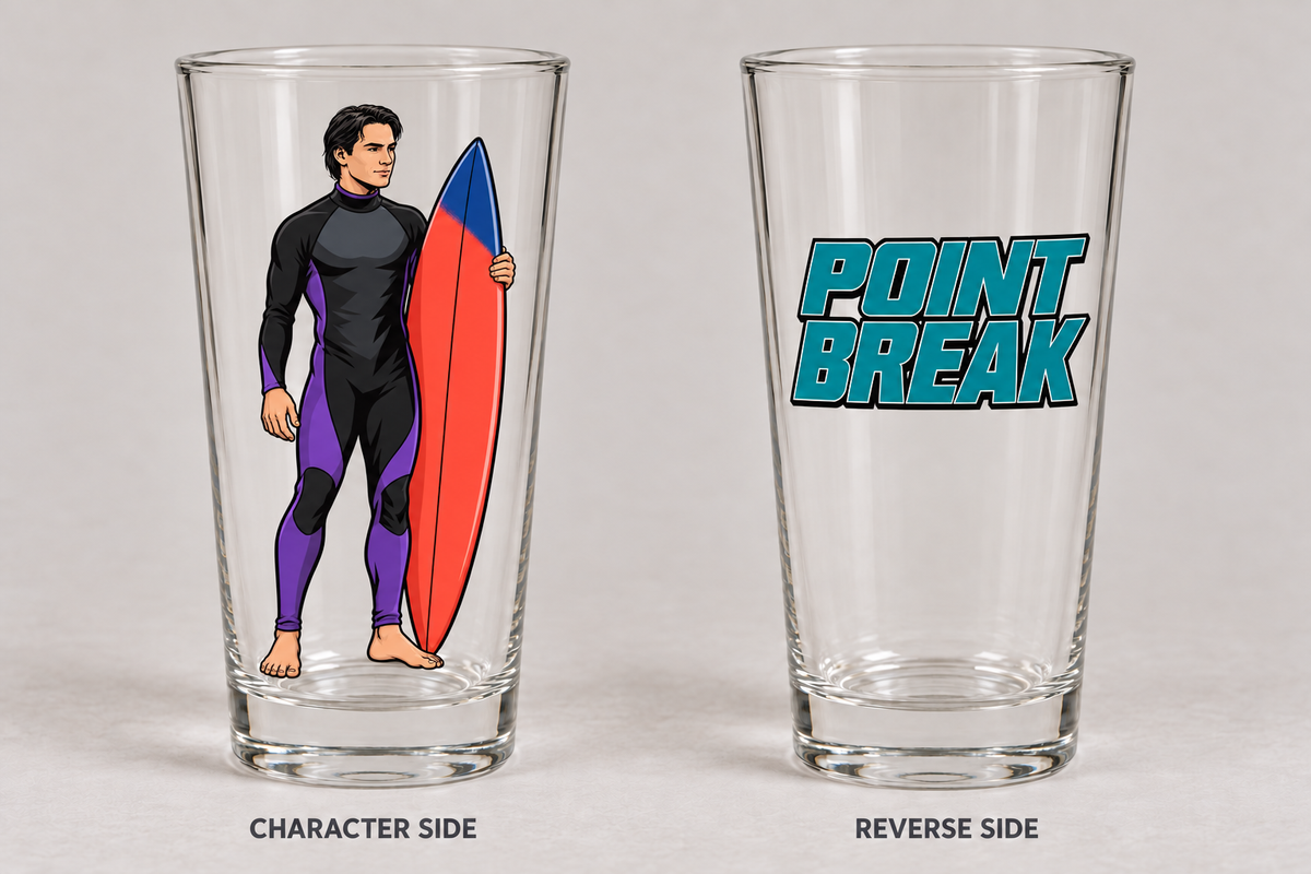 Point Break CinePint Pint Glass | Johnny Utah