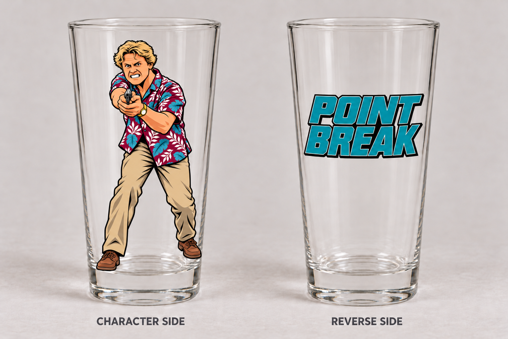 Point Break CinePint Pint Glass | Angelo Pappas