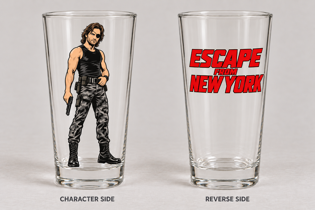 Escape from New York CinePint Pint Glass | Snake Plissken
